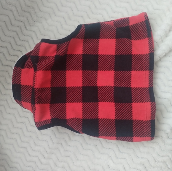 Carter's Baby Plaid Fleece Sleeper & Vest Set - Picture 6 of 10